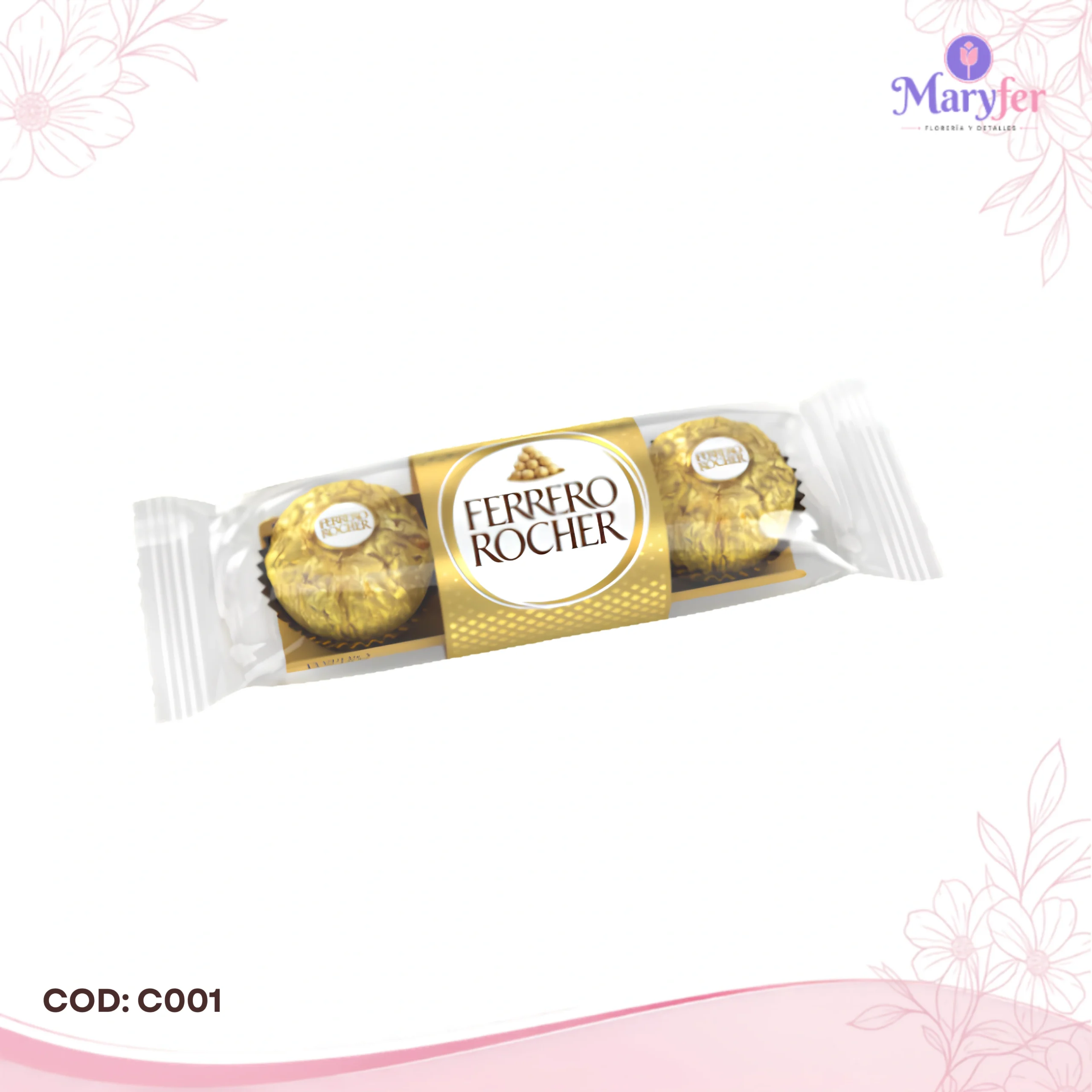 Ferrero Rocher 3 unidades